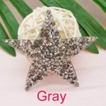 Custom Height 6cm Star Shiny Crystal Patch Sparkle Rhinestone Hat Iron On Star Patches