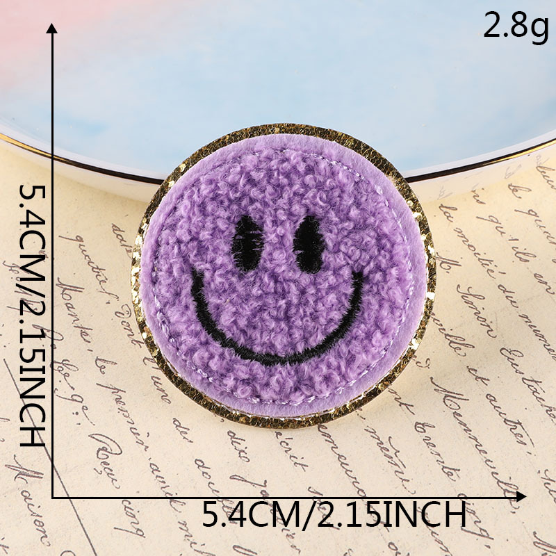 Golden Glitter Smiley Patch Amazon Best Selling