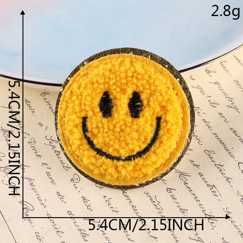 Golden Glitter Smiley Patch Amazon Best Selling