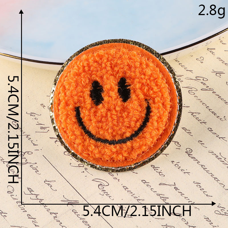 Golden Glitter Smiley Patch Amazon Best Selling