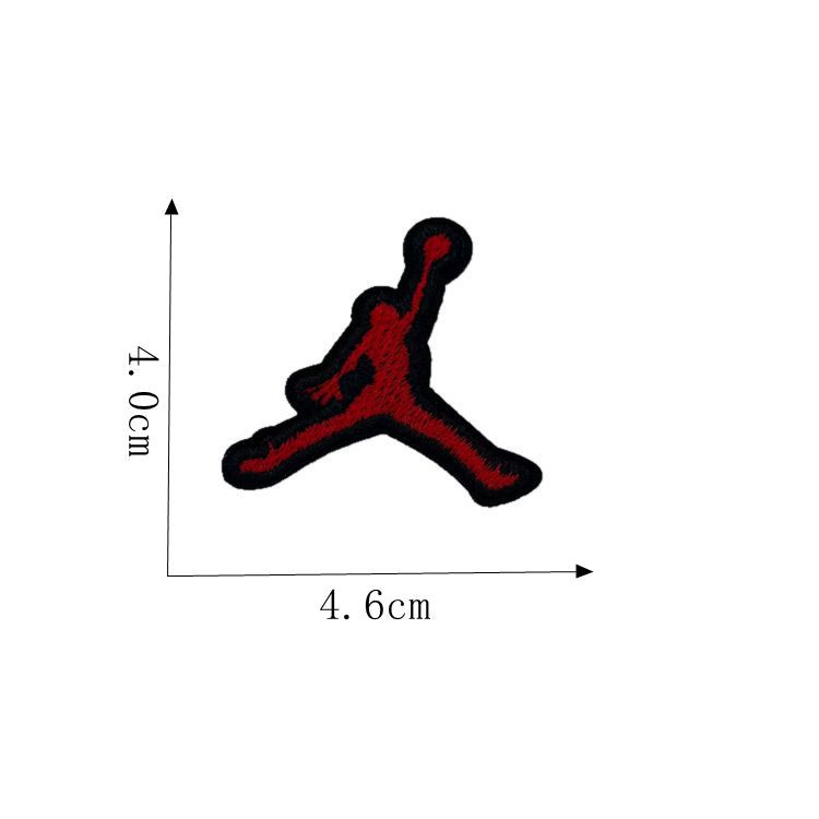 Fashion brand embroidered cloth patches logo nike & Jordan