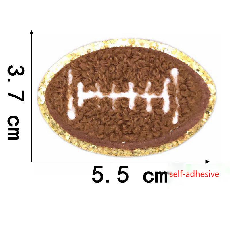 Amazon Best Selling Football Basketball Rugby Baseball Chenille Patches