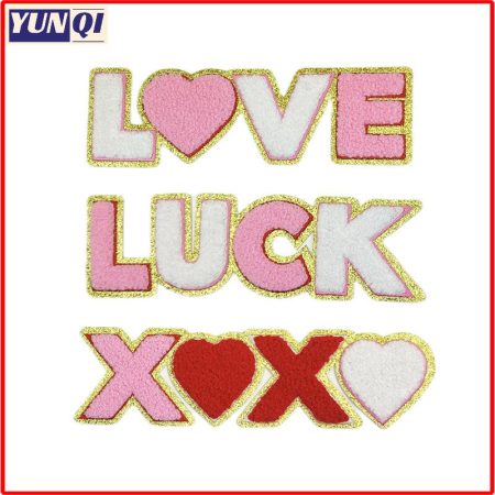 XOXO- LUCK- LOVE -Patches