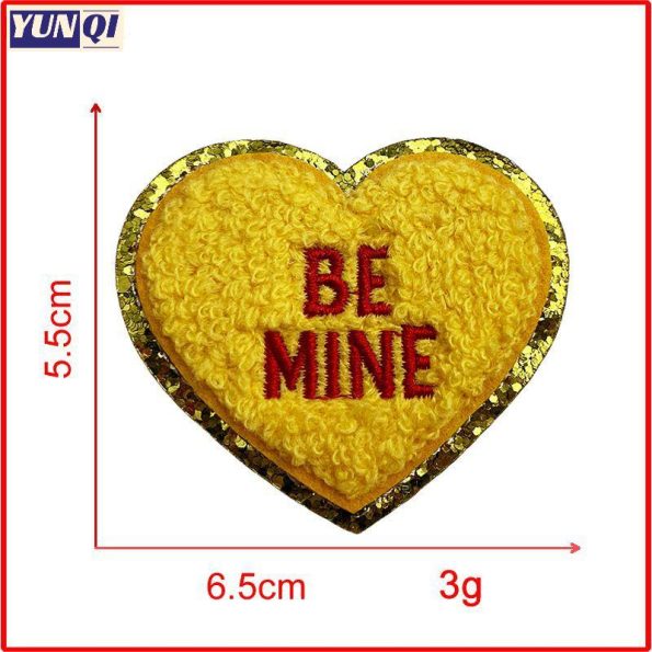 Valentine's Day "Be Mine" patches