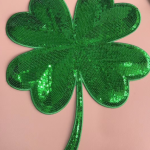 Lucky Clover Sequin Patch