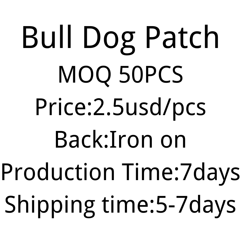 Custom BullDog Patch