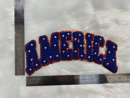 America Chenille Iron on Patch