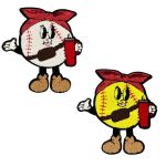 Softball&Baseball Chenille Patch