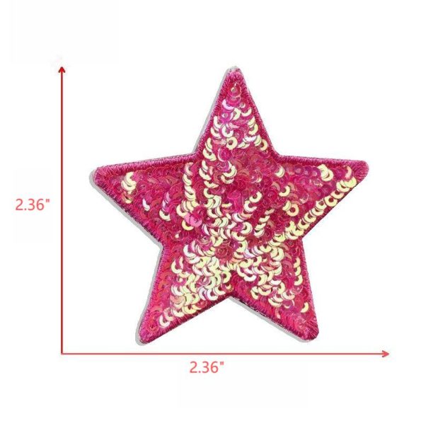 2.36” Double Layer Sequin Star