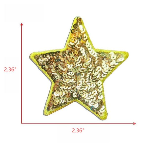 2.36” Double Layer Sequin Star