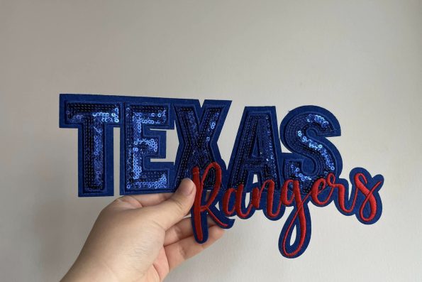 TEXAS Rangers Sequin Patch