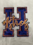 Houston Astros sequin patch