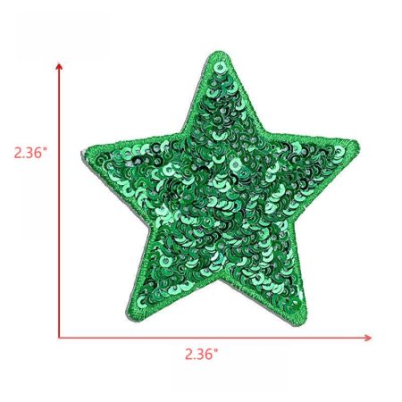 2.36” Double Layer Sequin Star