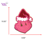 Grinch chenille Patch-01