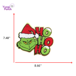 Grinch chenille Patch-01