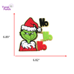 Grinch chenille Patch-01